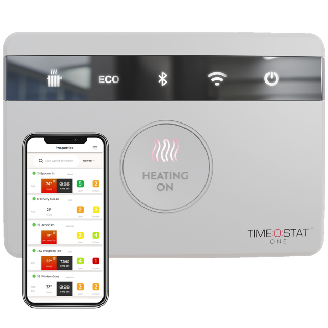 Landlord thermostat airbnb HMO timeostat one