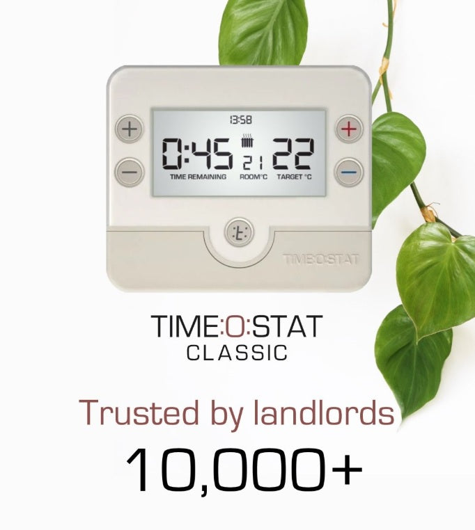 Timeostat classic HMO landlord thermostat is trusted by over 10000 landlords