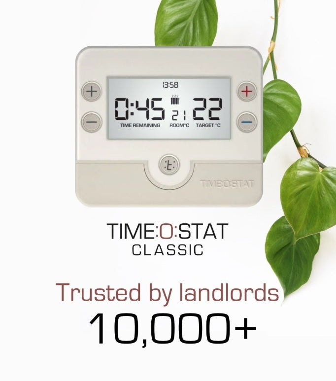 Timeostat classic HMO landlord thermostat is trusted by over 10000 landlords