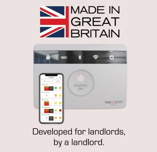 Timeostat ONE - developed for landlords by a landlord. Made in Great Britain